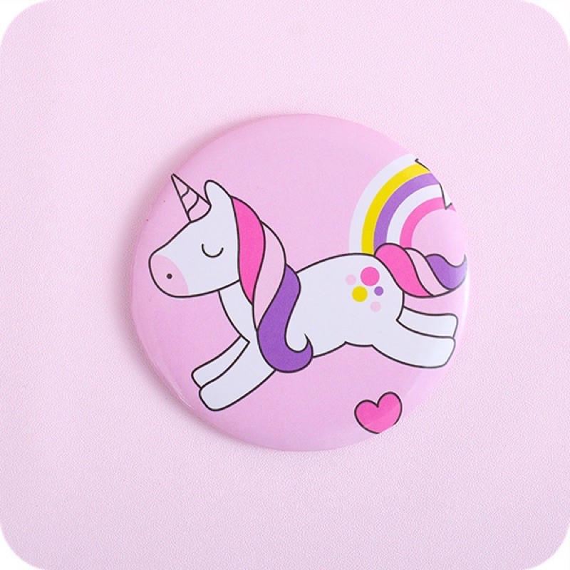 Gương Mini 💖 Gương Trang Điểm Cầm Tay 💖 Hàn Quốc Siêu Dễ Thương Giao Mẫu Ngẫu Nhiên