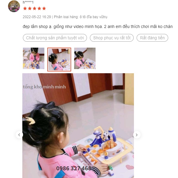 Đồ chơi ô tô đĩa bay trạm vũ trụ không gian, đồ chơi điều khiển bằng tay cho bé