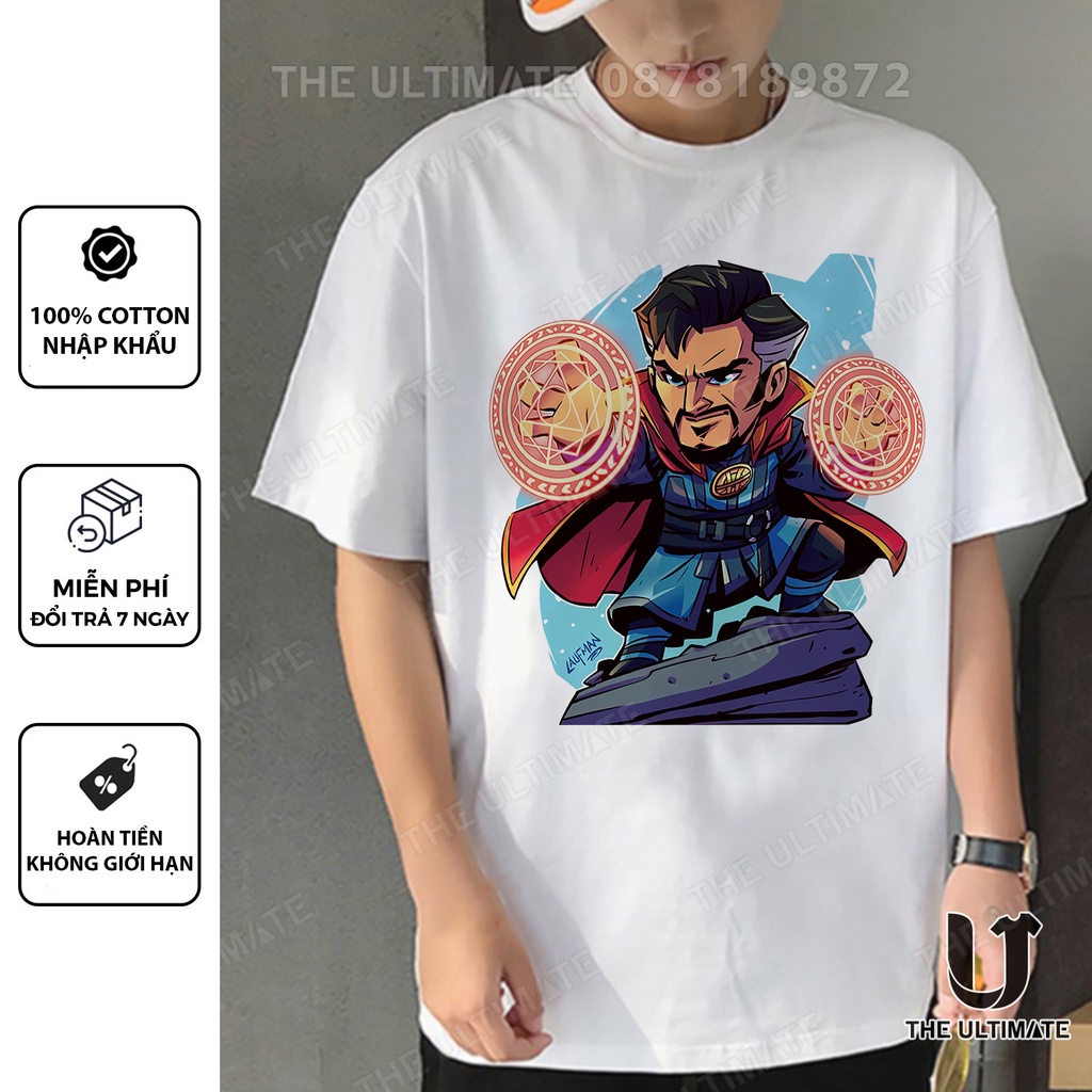 Áo phông Doctor Strange form rộng nam nữ áo phông in hình tay lỡ The Ultimate