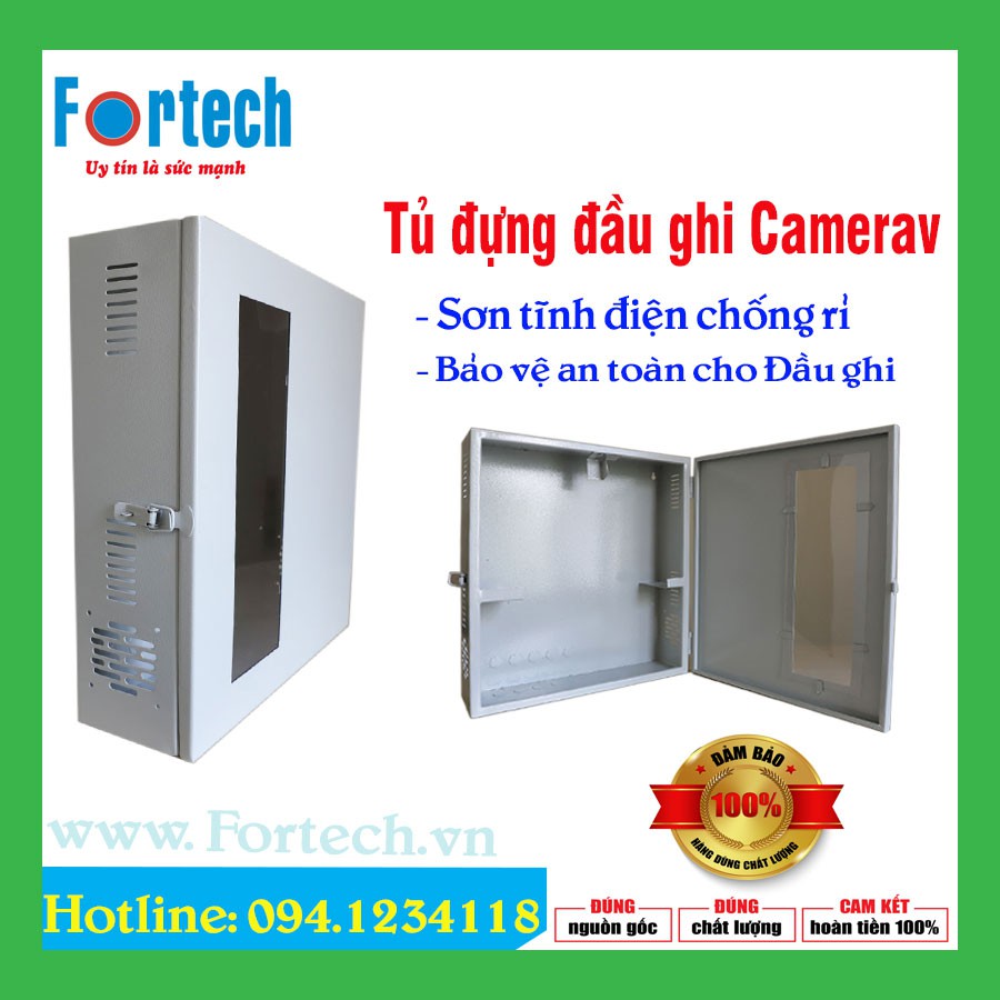 Tủ đựng đầu ghi camera, bảo về đầu ghi camera, Sơn tỉnh điện chống rỉ sét.