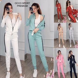 [CAO CẤP] Bộ đồ thể thao nữ hotgirl thêu siêu đẹp TT354 [HÀNG XUẤT  NHẬT-HÀN QUỐC]