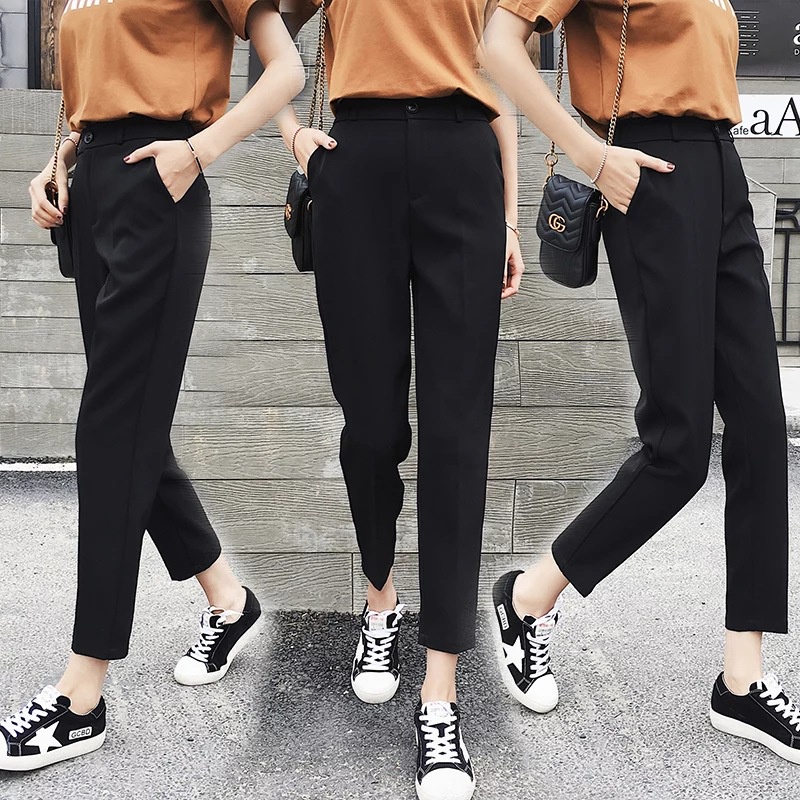 Quần Baggy Nữ ✨ Quốc Dân ✨ Học Sinh, Sinh Viên,Cạp Cao Chất Vải Mịn Suông Ống Siêu Hot | BigBuy360 - bigbuy360.vn