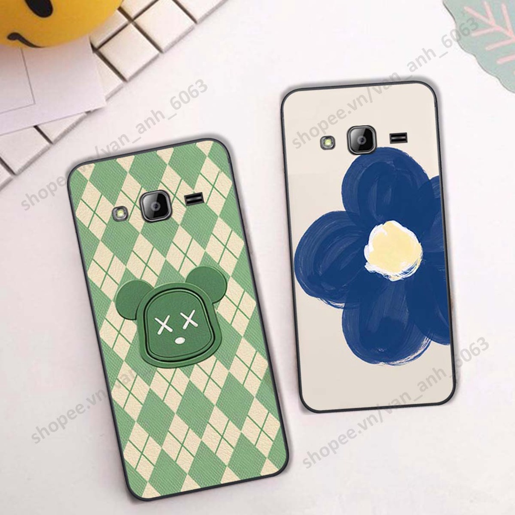 Ốp lưng Samsung J310 / J3 2016 in hình hoa, gấu rich bear nghệ thuật, thời trang