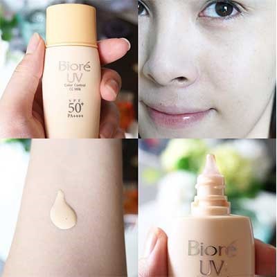 Sữa Chống Nắng Lót Nền Biore UV Color CC Milk SPF50 30ml