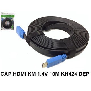 Cáp HDMI 1.4 Kingamster dây dẹp từ 1.5m đến 20m 10m KH 424, 15m KH 425, 20m KH 426