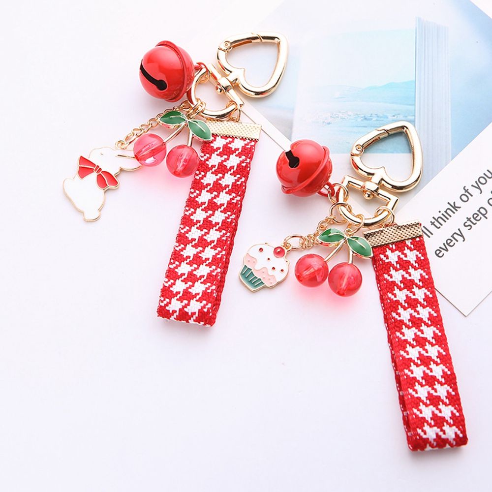 Móc khóa hình chú thỏ đáng yêu bắt mắt thời trang Hàn Quốc