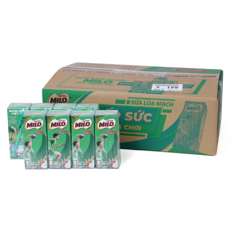 Thùng 48 hộp Sữa nước Milo 180ml