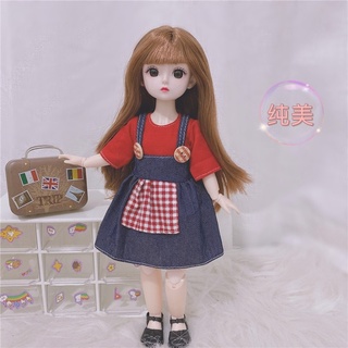 Búp Bê Nữ Sinh Tự Làm Mặc Đồ 1 / 6 30cm