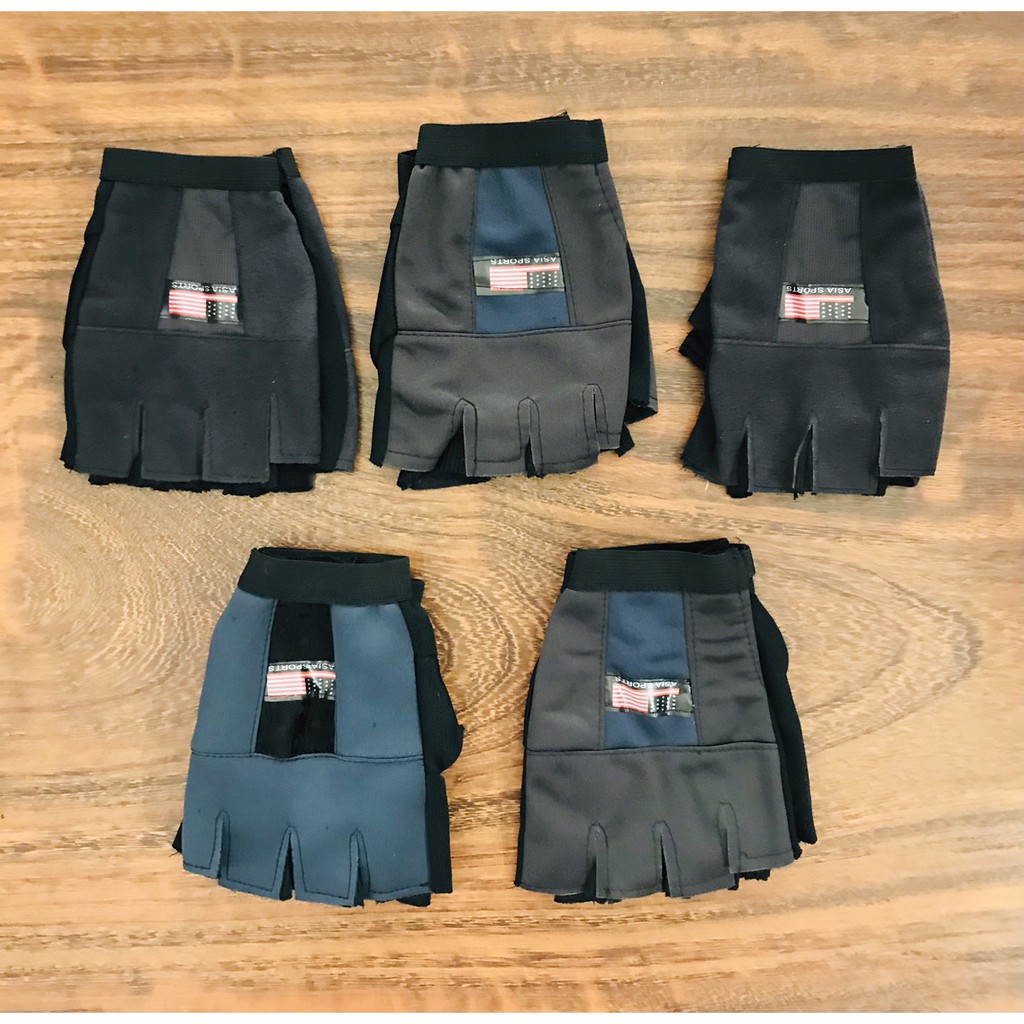 Combo 5 Đôi Găng Tay Nam Đi Xe Máy - Gồm 2 Loại Bao Tay Cắt 5 Ngón &amp; Full Không cắt Ngón Chạy Xe Tăng Độ Bám , Ảnh Thật