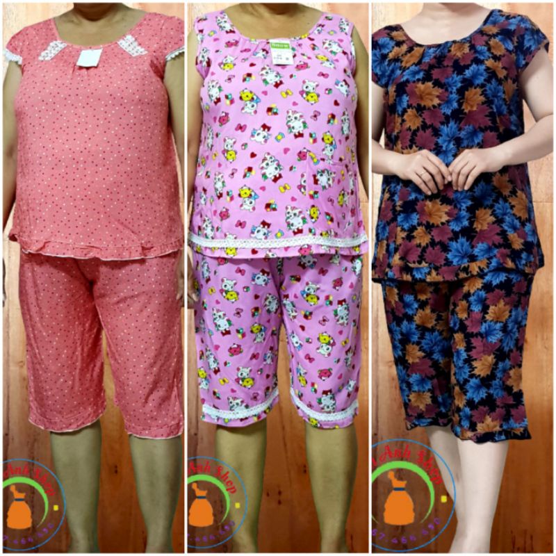 [HOT BIGSIZE 60-80kg] Combo 3 bộ tole lanh lửng bigsize từ 60-80kg nhiều mẫu | BigBuy360 - bigbuy360.vn