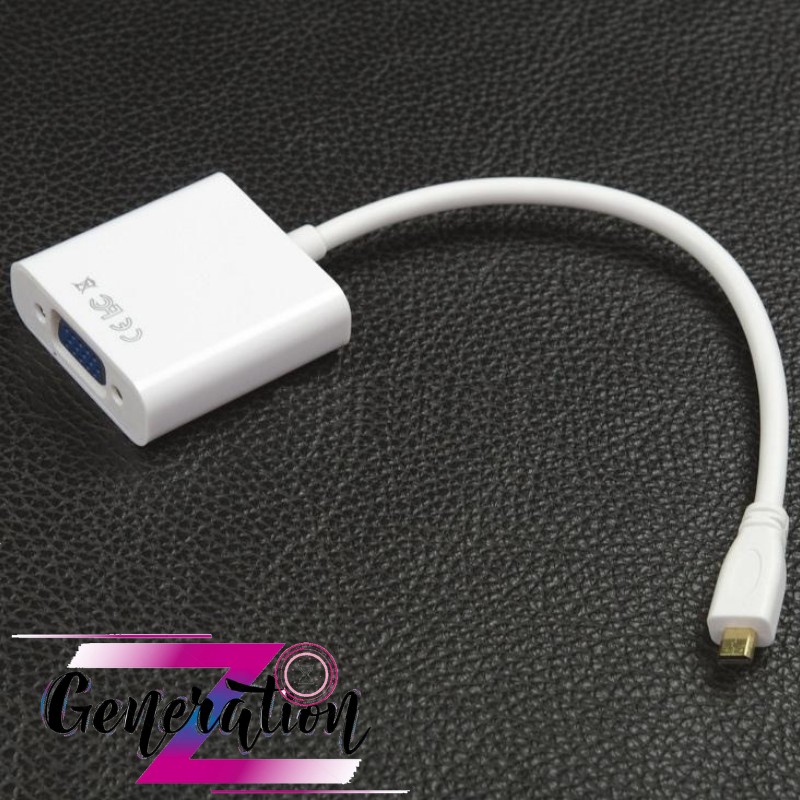 CÁP CHUYỂN MICRO HDMI SANG VGA KÈM AUDIO