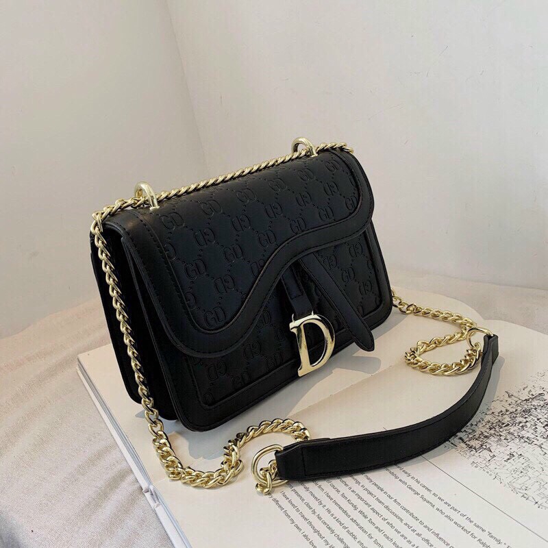 Túi Đeo Chéo Kẹp Nách Chữ D Vân Nổi Siêu Hót TX26 - HAMAN | BigBuy360 - bigbuy360.vn