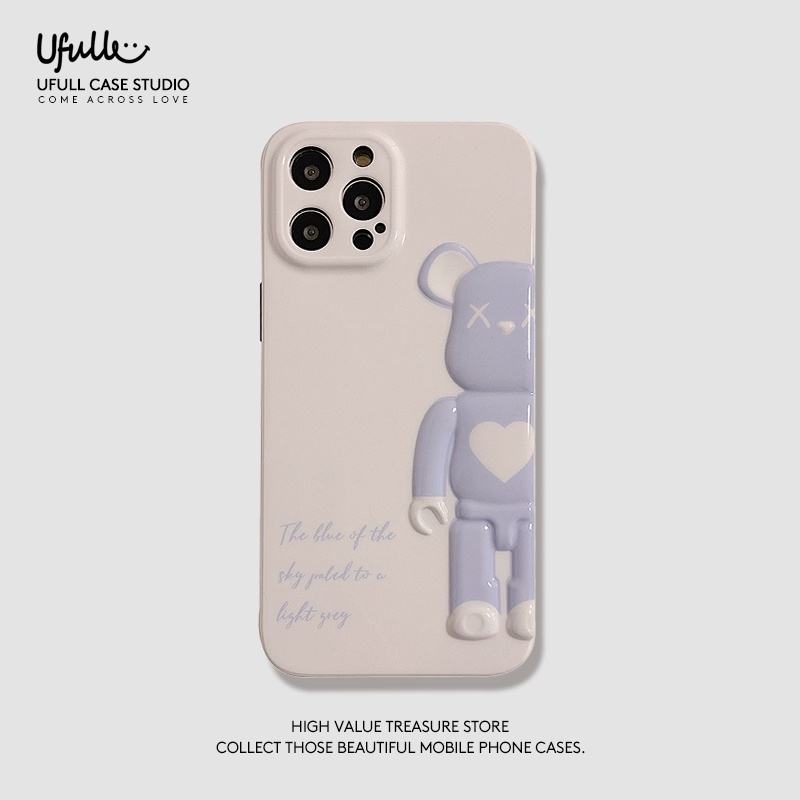 Ốp Điện Thoại Mềm Hình Gấu Hoạt Hình 3D Cho iphone 13 12 11 Pro Max XR X XS XSMAX