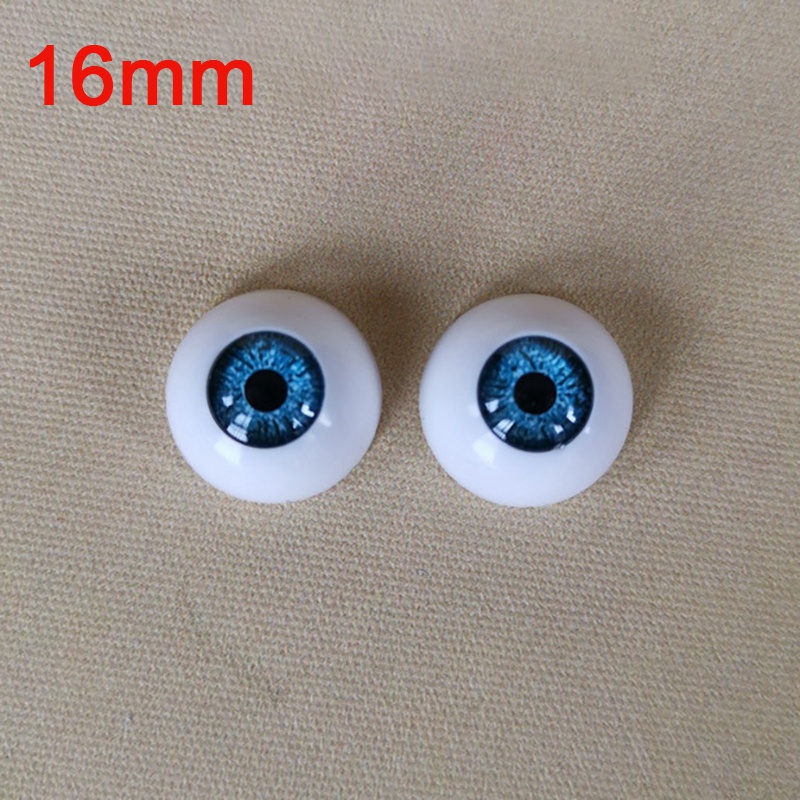 Mắt 3D 10mm 14mm 16mm Tỉ Lệ 1/6 1/4 1/3 Cho Búp Bê