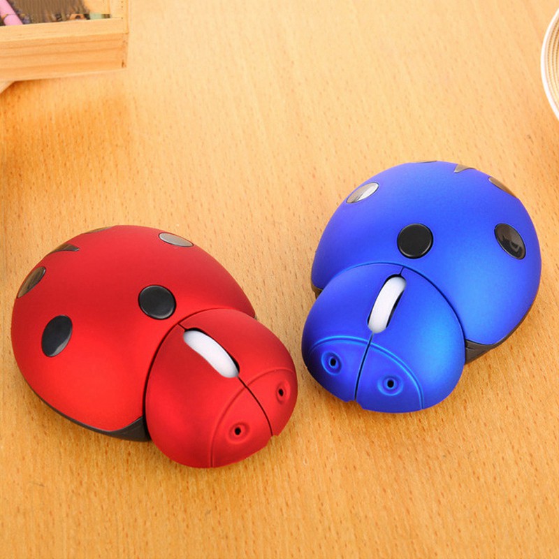 Bán 2.4Ghz Beetle Wireless Usb Gaming Mouse Cute Animal Computer Mouse