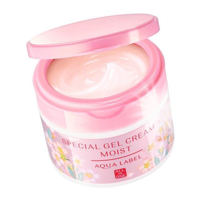 Kem dưỡng Aqualabel Sakura Limited shiseido 5 in 1 (hoa anh đào) Nhật bản