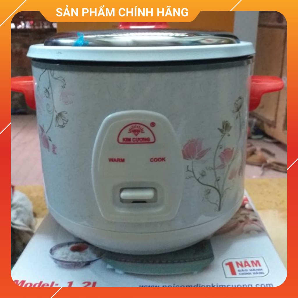 [Mã ELHADEV giảm 4% đơn 300K] Nồi Cơm Hiệp Hưng Kim Cương 1L2- Nắp Rời - Hàng Việt Nam Chất Lượng Cao - BH 12 tháng