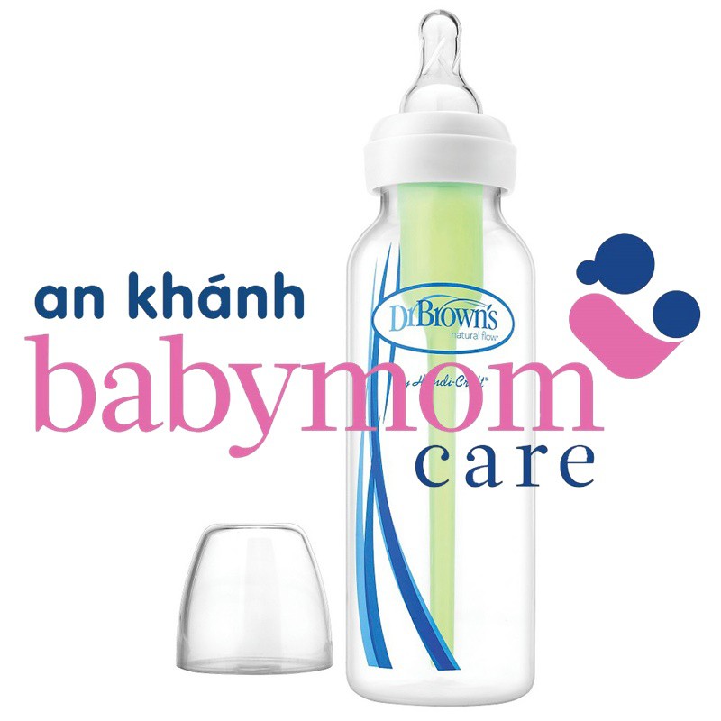 Bình sữa Dr Brown's cổ hẹp 120ml 250ml