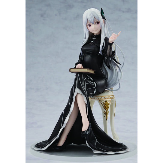 Mô hình tĩnh Re Zero Echidna 20cm Tea Party Ver 1/7 Scale Figure KADOKAWA Nhựa PVC CHÍNH HÃNG NHẬT RZKAKA03