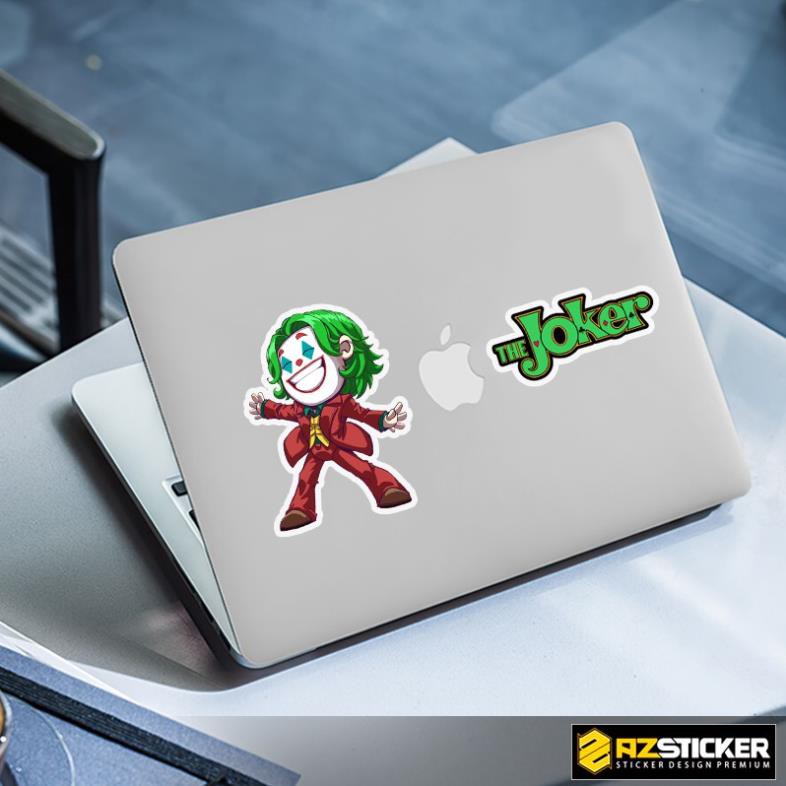 Set A4 Hình Dán Sticker Jocker STKA417 | Dán Đồ Dùng, Điện Thoại, Laptop, Thiết Bị Chất Liệu Chống Nước, Bền Màu