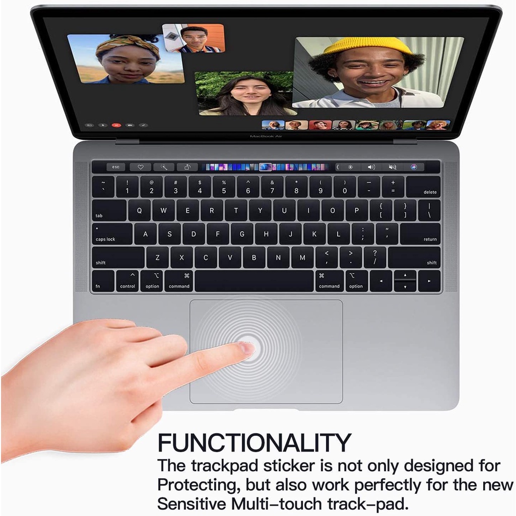Toàn Bộ Miếng Dán Bảo Vệ Bàn Phím Cảm Ứng Cho MacBook Air13.6inch A2681 Pro13inch M2 A2338 2022
