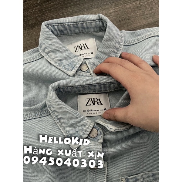 A247 - Áo khoác sơmi Smile bé trai và bé gái