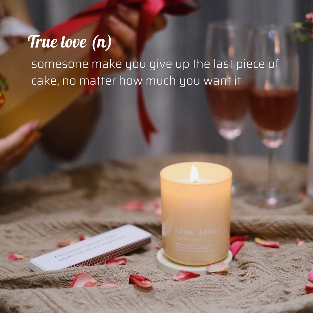 Nến thơm cao cấp True love nhóm hương hoa