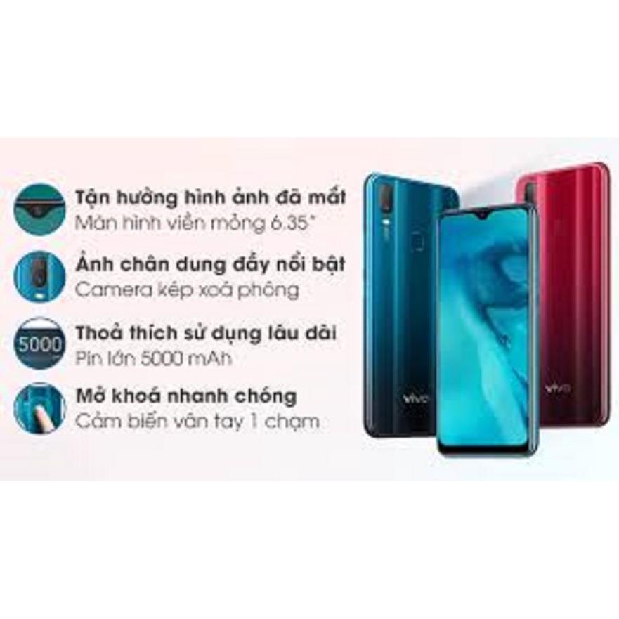 điện thoai Vivo Y11 2sim 6G/128G mới Chính Hãng, Chiến PUBG/Free Fire chất, Pin 5000mah, Camera nét căng - BCC 02