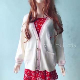 Khoác Cardigan len mịn đẹp Hàn Quốc ( Ảnh thật)