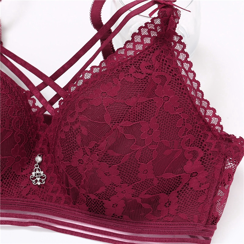 Thời trang nữ Ren Bra Sexy Lace B C Cup Dây đeo có thể điều chỉnh Sexy Organza Brassiere Đồ lót nữ 2020 | BigBuy360 - bigbuy360.vn