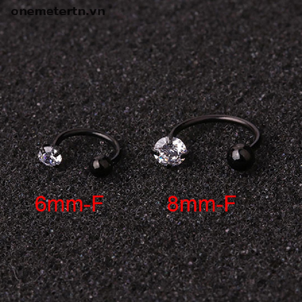 1 Khuyên Xỏ Sụn Tai Đính Đá Zircon