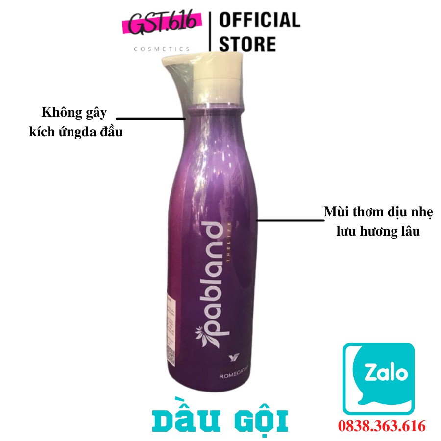  Cặp dầu gội xả collagen phục hồi keratin PABLAND 750ml ringo