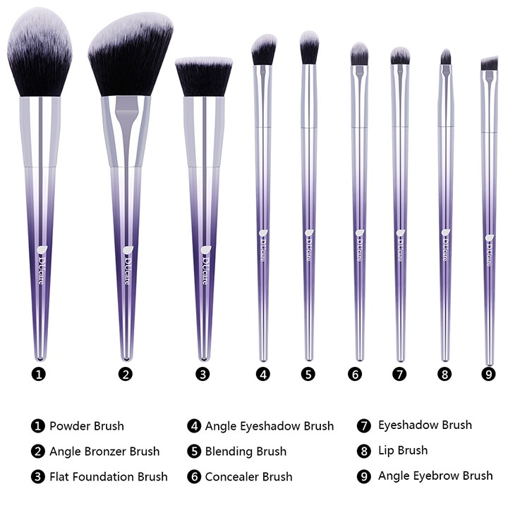 Bộ cọ trang điểm 9 cây DUcare 9 PCS Makeup Brush