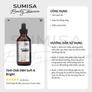 [AUTHENTIC USA] Tinh Chất trắng da cho da mụn DBH Soft & Bright