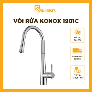 Vòi rửa dây rút konox 1901c có thợ lắp đặt