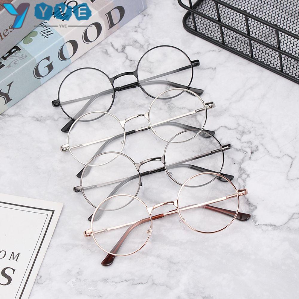 Kính đọc sách gọng tròn bằng kim loại siêu nhẹ thời trang