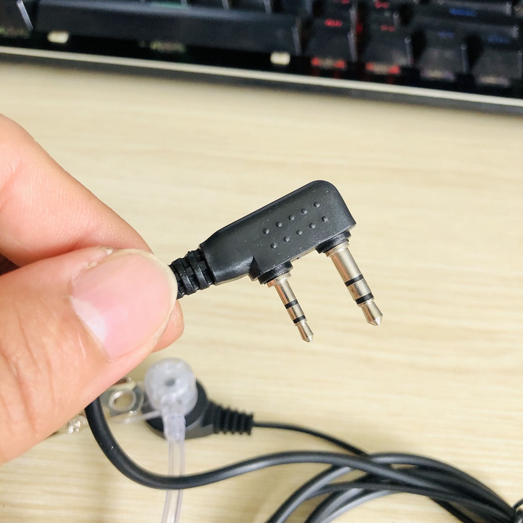 Tai nghe ống hơi cho bộ đàm Motorola, Icom, Kenwood, HYT,... - Hàng nhập khẩu