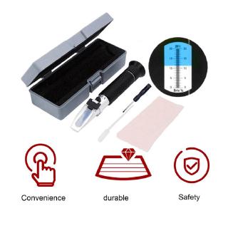 PK 0-20% Handheld Fruit Sugar Brix Refractometer Sweetness Saccharimeter Meters