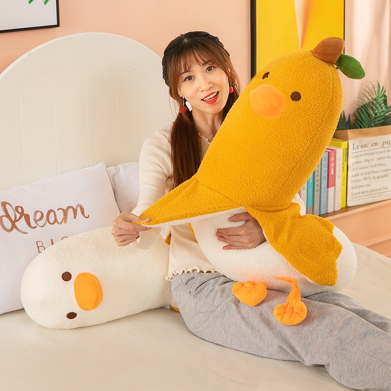Thú Nhồi Bông Hình Chú Vịt Hoạt Hình Đáng Yêu
