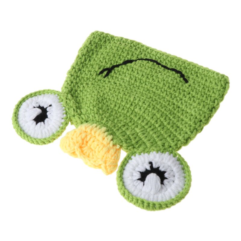 Bộ Áo Liền Quần Vải Cotton + Mũ Xinh Xắn Dùng Làm Đạo Cụ Chụp Ảnh Cho Bé Sơ Sinh
