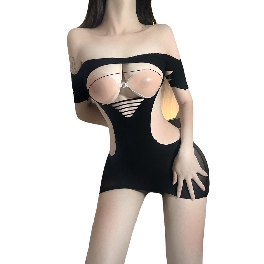 Đồ Lót Gợi Cảm Không Cần Xé Chân Váy Ngang Hông Váy Liền Thân Bó Sát Gợi Cảm 8087 [CWEAR.SEXY_ĐỒ NGỦ &amp; NỘI Y CAO CẤP]