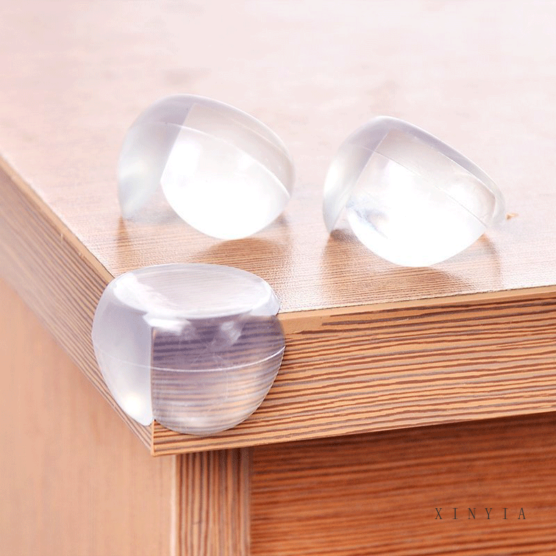 Miếng bọc cạnh và góc bàn bằng PVC trong suốt mềm mại chống va đập bảo vệ an toàn cho trẻ em