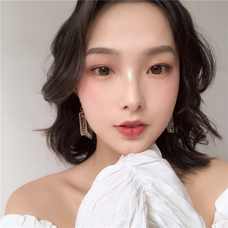 Khuyên tai hình chữ nhật phong cách Hàn Quốc thanh lịch dành cho nữ