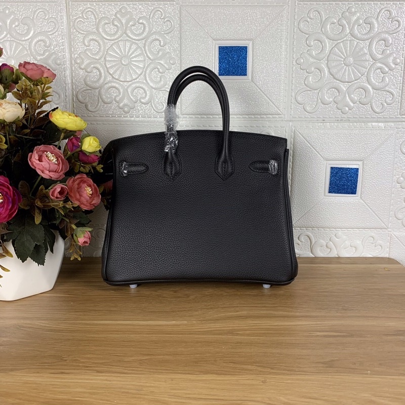 Túi xách Hermes Birkin cao cấp màu đen size 25cm (có sẵn)