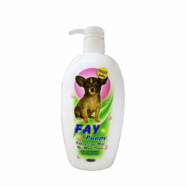 [Mã 44FMCGSALE1 giảm 10% đơn 250K] SỮA TẮM FAY PUPPY 800ML CHÓ CON - CHÓ MẮT LỒI (CHIHUAHUA ,PUG ..)