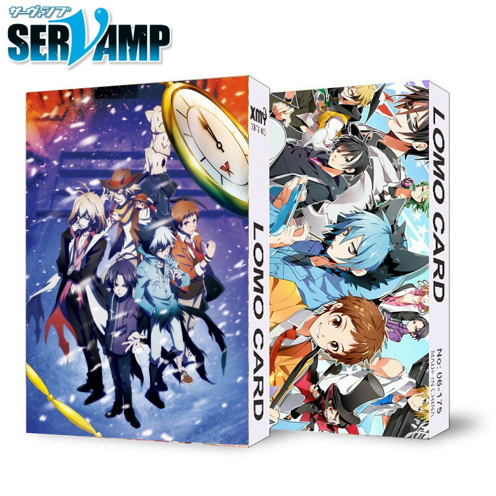 Ảnh lomo IN HÌNH Servamp HẦU CẬN MA CÀ RỒNG anime chibi 30 tấm