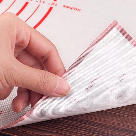 Thảm chống dính silicon chuyên dụng làm bánh màu trắng