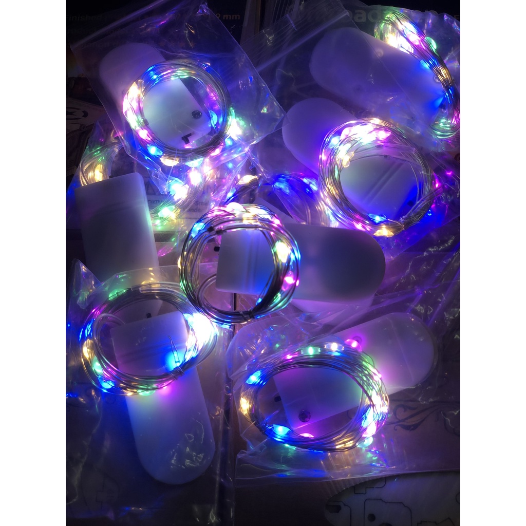 Đèn LED trang trí cho các mô hình đồ chơi 3D gỗ - đèn bedding fairy light đom đóm 2m cắm usb 5v