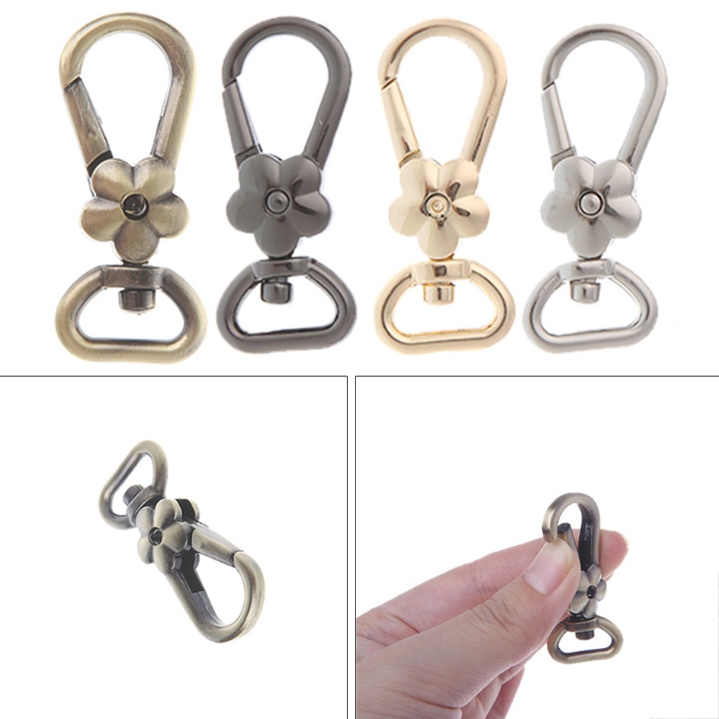 Kẹp Móc Khóa Hình Hoa / Tôm Hùm Tiện Dụng Cho Túi Xách / Móc Khóa
