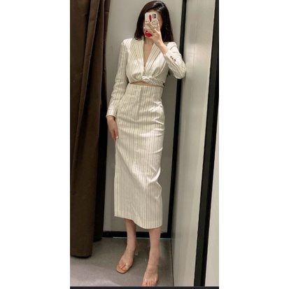 Set Zara Authentic Sọc sz Xs, new 95%